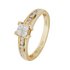 Revere 9ct Gold 0.33ct tw Diamond Set Shoulder Ring