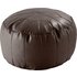 Argos Home Moroccan Faux Leather Footstool - Chocolate
