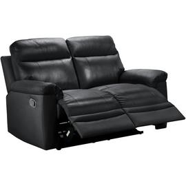 Argos Home New Paolo 2 Seater Manual Recliner Sofa - Black