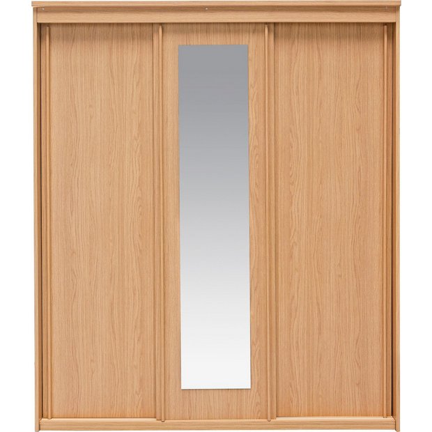 Buy Collection New Hallingford 3Dr Sliding WardrobeBeech Effect at