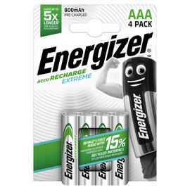 Energizer Extreme AAA Rechargeable Batteries 4 - Pack