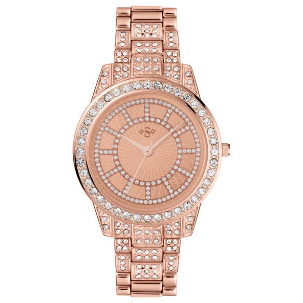 Buy Spirit Lux Ladies' Rose Stone Set Bracelet Watch at Argos.co.uk
