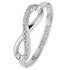 Revere Sterling Silver Diamond Accent Infinity Forever Ring