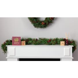 Argos Home 152.4cm Berry and Pine Cone Christmas Garland
