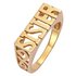 9ct Gold Plated Silver 'Sister' Ring
