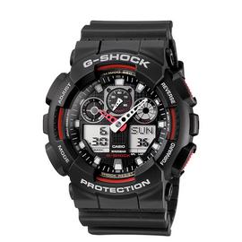 Casio G-SHOCK Men's LED Backlight Black Resin Strap Watch