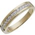 18ct Gold Plated SSilver Cubic Zirconia Eternity Ring