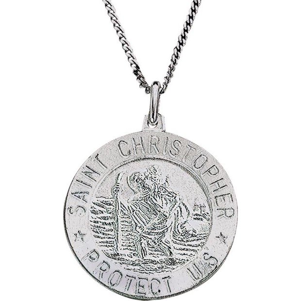 Buy Sterling Silver St. Christopher Pendant at Argos.co.uk Your