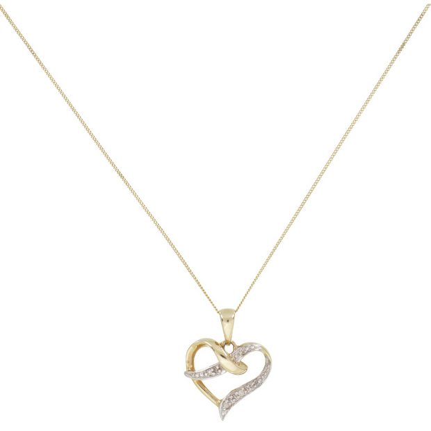 Argos white outlet gold necklace