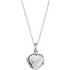 Moon & Back Silver Heart 2 Photo Locket 16 Inch Necklace