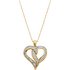 Revere 9ct Gold 0.25ct tw Diamond Heart Pendant