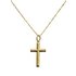 Revere 9ct Gold Double Sided Patterned Cross Pendant