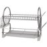 HOME 2 Tier Dish Rack - Silver