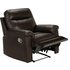 Argos Home Paolo Leather Mix Manual Recliner Chair - Brown