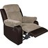 Argos Home Bradley Fabric Manual Recliner Chair - Natural