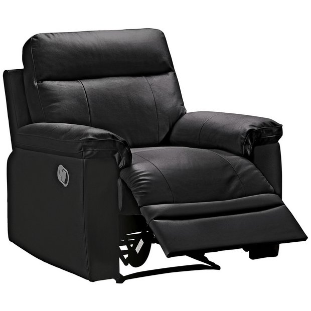 Mobilis living room best sale slim manual recliner chair