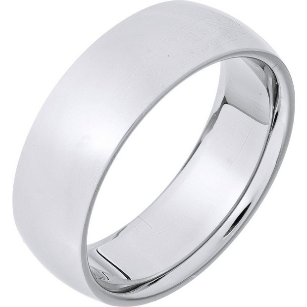 Buy Stainless Steel Plain Band Ring at Argos.co.uk Your Online Shop