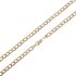 Revere 9ct Gold Plated Solid Curb 20 Inch Chain