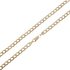 Revere 9ct Gold Plated Sterling Silver Solid Curb Chain