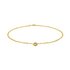 State of Mine 9ct Yellow Gold CZ Heart Curb Anklet