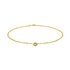 State of Mine 9ct Yellow Gold CZ Heart Curb Anklet