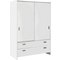 Argos Home Capella 2 Door 2 Drawer Sliding Wardrobe - White