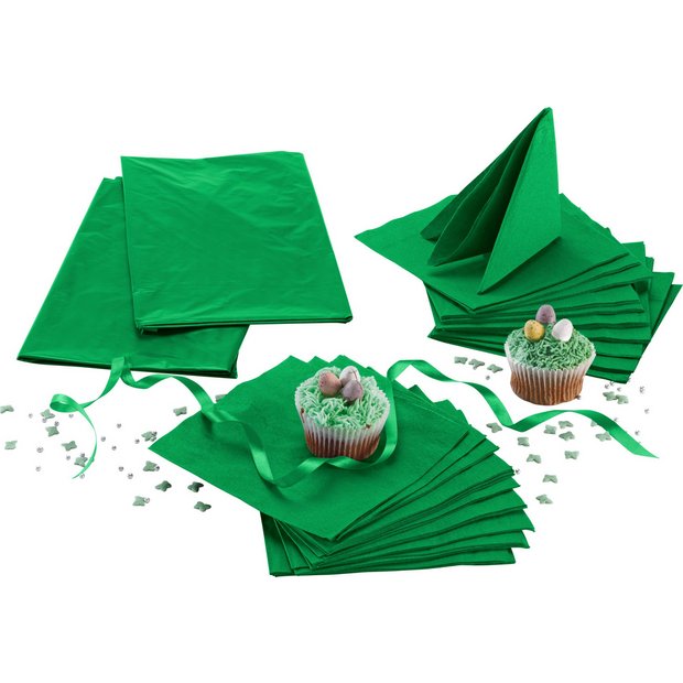 Buy Solid Colours Tableware TopUp Kit Emerald Green at Argos.co.uk