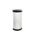 Curver 40 Litre Deco Touch Top Kitchen Bin - Silver
