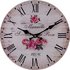 Collection Faded Rose Glass Wall Clock
