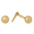Andralok 9ct Yellow Gold Ball Stud Earrings