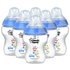 Tommee Tippee Closer to Nature Decorated Bottles x6 - Blue