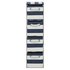 Argos Home Tall 4 Drawer Storage Tower - Blue and White