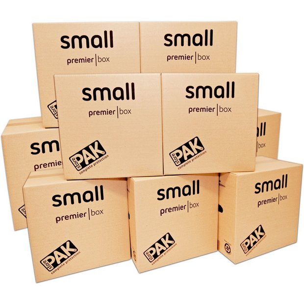 Buy StorePAK Heavy Duty Small Cardboard Storage Boxes 10 Pack at
