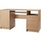 Argos Home Calgary 2 Drawer Pedestal Office Desk -Oak Effect