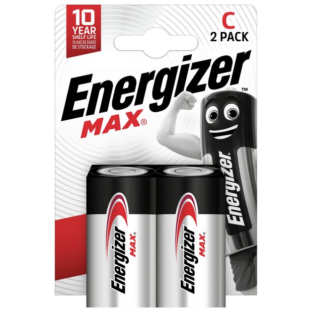 Buy Energizer Max C Batteries 2 Pack at Argos.co.uk Your Online