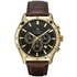 Accurist Mens Brown Leather Strap Chronograph Watch