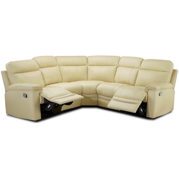 Argos leather sofa recliner hot sale