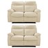 Argos Home Paolo Pair of 2 Seater Manual Recline Sofa Ivory