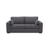 Argos Home Eton 3 Seater Fabric Sofa - Charcoal