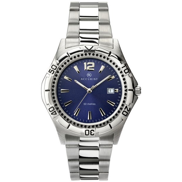 Buy Accurist Men's Stainless Steel Bracelet Watch at Argos.co.uk - Your Online Shop for Men's