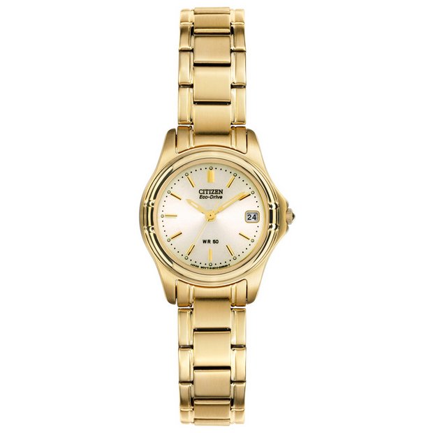 Citizen gold 2025 tone ladies watch