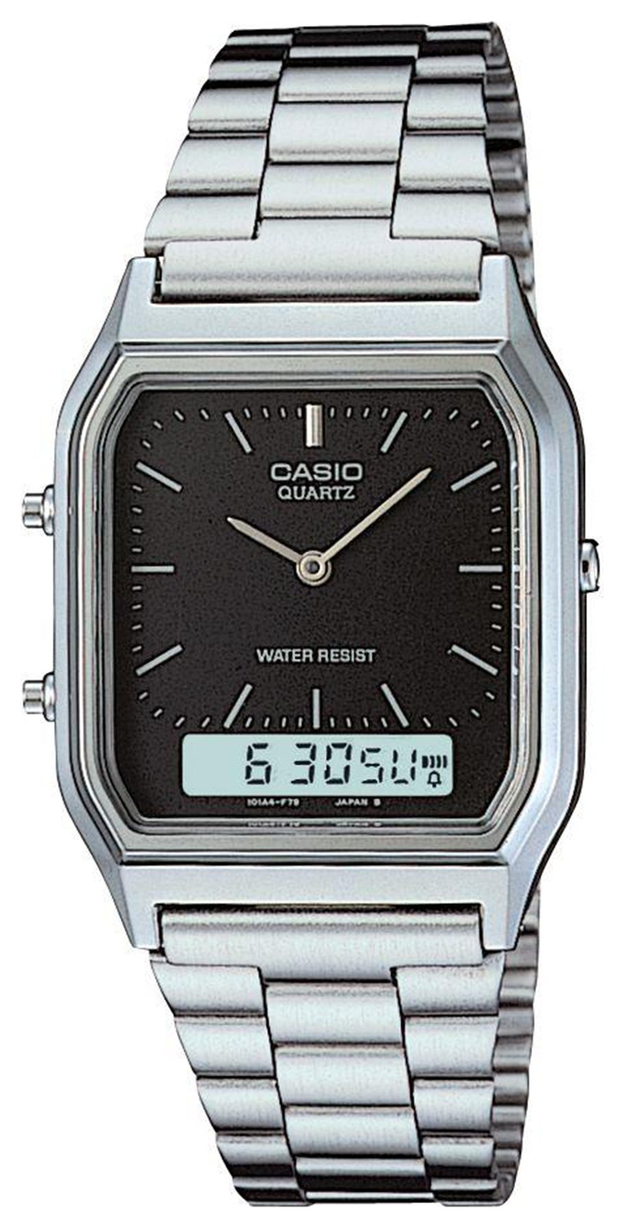 casio quartz silver