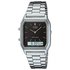 Casio Silver Stainless Steel Bracelet Dual Time Watch