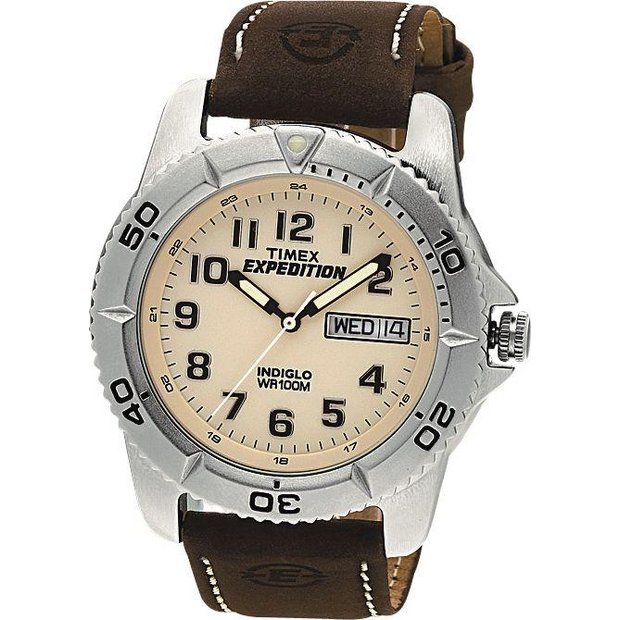 Buy Timex Men's Expedition Brown Strap Watch At Argos.co.uk - Your 