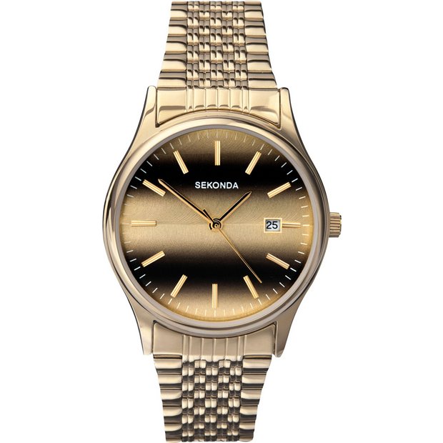 Buy Sekonda Men's Gold Plated Tiger Eye Watch at Argos.co.uk Your