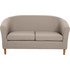 Argos Home 2 Seater Fabric Tub Sofa - Mocha