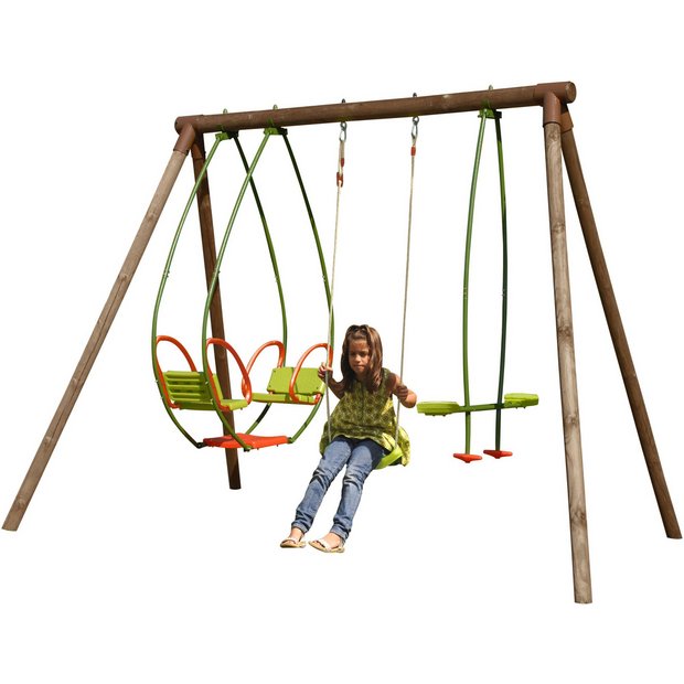 Buy Soulet Garrigue Double Cradle, SeeSaw and Single Swings at Argos