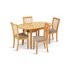 Argos Home Banbury Solid Wood Extending Table & 4 Chairs