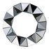 Heart of House Ebury Round Faceted Wall Mirror - Silver