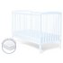 Baby Elegance Starlight Baby Cot with Mattress - White